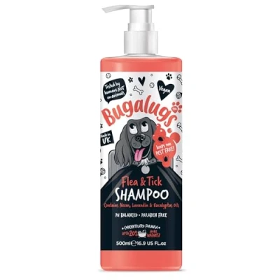Abbildung von Bugalugs Tiershampoo Hundeshampoo Flea &amp; Trick 500 ml, (1 St), ph neutral, Hunde Shampoo, Lake District, gegen flöhe