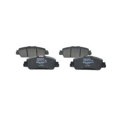 Abbildung von BOSCH 0 986 494 773 Bremsbelagsatz Low Metallic mit akustischer Verschleißwarnung Anti Quietsch Blech HONDA: HR V II