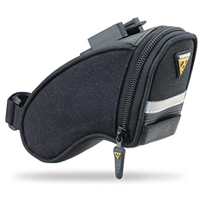 Abbildung von Topeak Satteltasche Mit Fixer F25 Aero Wedge Pack, Black, 15 x 7.5 8 cm, 0.41 Liter