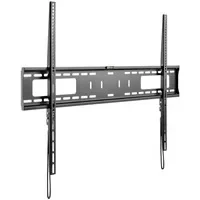 Abbildung von Goobay Feste Pro TV Wandhalterung (XL), 43100 Zoll Fernseher max. 75 kg einfache und sichere Montage mit automatischer Verriegelung VESA kompatibel Schwenkbewegung QLED/LED Schwarz 49892
