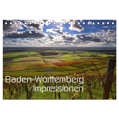 Abbildung von Baden Württemberg Impressionen (Tischkalender 2025 DIN A5 quer), CALVENDO Monatskalender