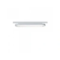 Abbildung von Paulmann Schienensystem Leuchten URail Panel Loop 480lm 7W 2700K 230V Chrom matt, 7W, (1 tlg), Einzelspot, dimmbar