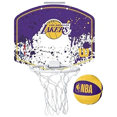 Abbildung von Wilson NBA Team Mini Hoop Los Angeles Lakers Basketball