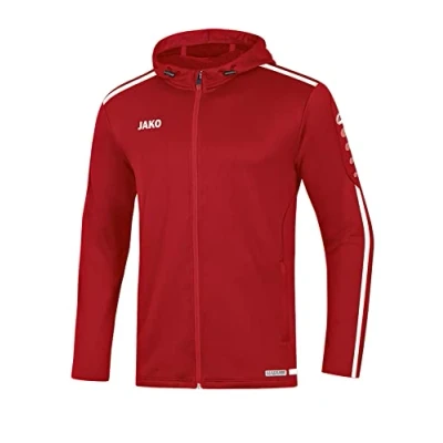 Abbildung von JAKO Herren Kapuzenjacke Striker 2.0, chili rot/weiß, S, 6819
