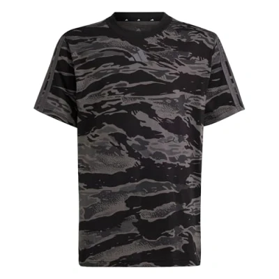 Abbildung von adidas Sportswear J CAMO T Tshirt print für Kinder, Größe: 176, Black/grey five
