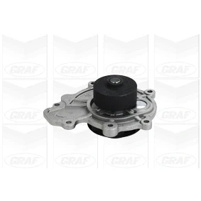 Abbildung von GRAF PA1068 Wasserpumpe mit Dichtung mechanisch Gusseisen 65 für Zahnriementrieb CHEVROLET: Captiva, Cruze Limousine, Lacetti Kombi, OPEL: Antara