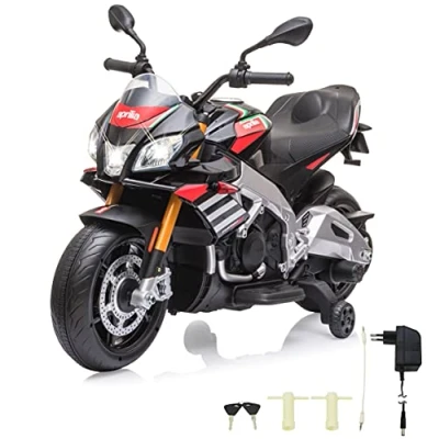 Abbildung von Jamara Elektro Kindermotorrad Ride on Aprilia Tuono V4 1100RR, Belastbarkeit 25 kg