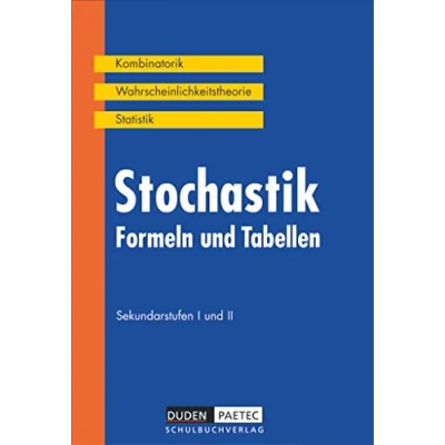 Abbildung von Duden Formeln und Tabellen Mathematik: Stochastik Kombinatorik Wahrscheinlichkeitsrechnung Statistik Formelsammlung