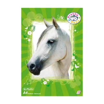 Abbildung von 5 x Herlitz Malblock A4 75 Blatt 70g/qm Pretty Pets
