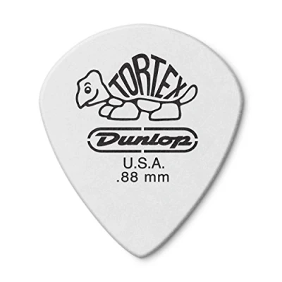 Abbildung von Dunlop Tortex Jazz III Plektren, Weiß, 0,88 mm
