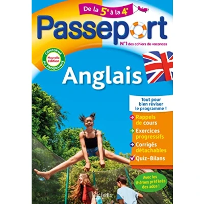 Abbildung von Passeport Anglais de la 5e à 4e Cahier vacances 2024