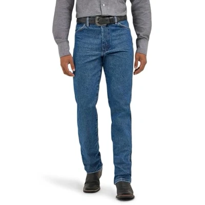 Abbildung von Wrangler Herren Slim Fit Cowboy Schnitt Jeans, Stonewashed, 33W / 34L
