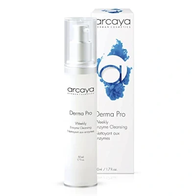 Abbildung von arcaya Derma Pro Enzympeeling Tiefenreinigung für normale Haut, trockene und ölig unreine Haut super zartes Hautbild