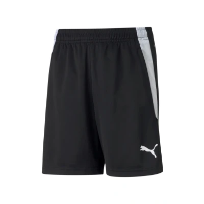 Abbildung von Puma Fussball Teamsport Textil Teamliga KIDS kurze Sporthose für Kinder, Größe: 128, Schwarzweiss