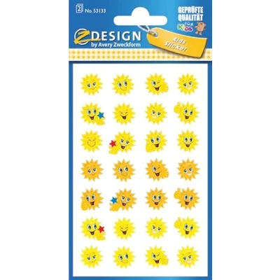 Abbildung von AVERY Zweckform 53133 Papier Sticker Sonne 56 Aufkleber