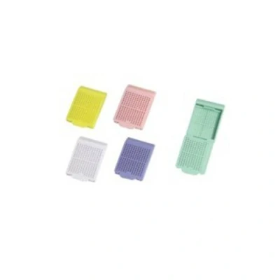 Abbildung von neoLab Polyoxymethylen Einbettkassetten für Biopsien, Blau, 28.5mm Länge x 40mm Breite 6.5mm Höhe, 500 Stück