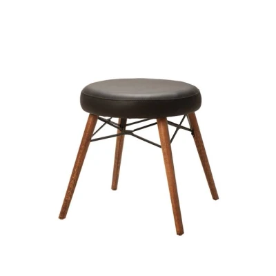 Abbildung von Stuhlmann Stühle Sitzhocker Roma P1004 Hocker, Sitzhocker, Schminktisch Hocker mit Holzbeinen