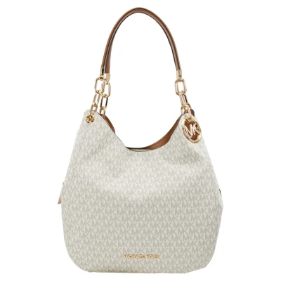 Abbildung von Michael Kors Lillie Chain TOTE Shopping Bag, Damen, Größe: One Size, Vanilla/acrn