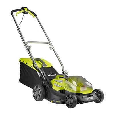 Abbildung von Ryobi RY18LMX37A 0, Schubrasenmäher, 37 cm, 2,5 7 Rotorblätter, 45 l