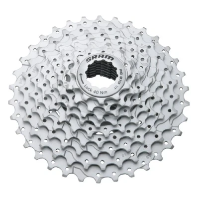Abbildung von Sram Cassettes Kassette und Ritzel PG 970 Road Zahnkranz, Satin Verchromt, 17 x 6 cm
