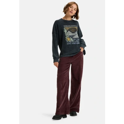 Abbildung von Roxy Eastside Midweight Strickpullover, Damen, Größe: Large, Anthracite