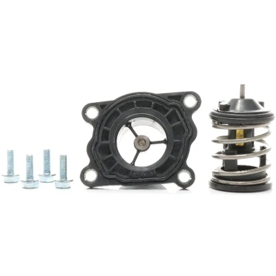 Abbildung von METZGER 4006188 Kühlwasserthermostat 87 mit Dichtung Gehäuse Kunststoff Deckel BMW: 3 Touring, 5 Limousine, Limousine