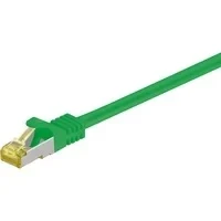 Abbildung von Goobay 91577 RJ45 Patchkabel CAT 6A S/FTP (PiMF) mit 7 Rohkabel / 500 MHz Netzwerkkabel Internetkabel RJ 45 Stecker LAN Kabel Grün 0,5m