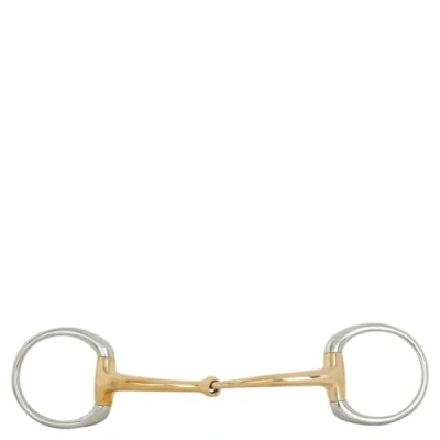 Abbildung von BR Einzelner gebrochener Ring (Eggbutt) Weicher Kontakt 12 mm Ø 50 13 Silber / gold Gelb