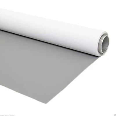 Abbildung von 150x300cm grauweißer Vinylhintergrund