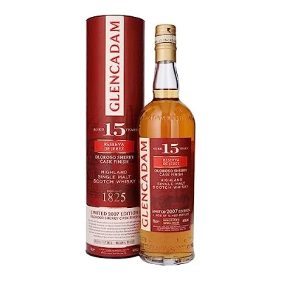 Abbildung von Glencadam RESERVA DE JEREZ 15 Years Old Single Malt OLOROSO SHERRY CASK FINISH 46% Vol. 0,7l in Geschenkbox