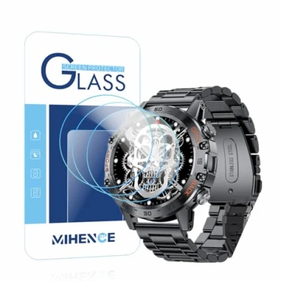 Abbildung von MIHENCE Schutzfolie Kompatibel für K52 Smartwatch 1.39&#039;&#039;, 9H Anti Kratzer gehärtetes Glas folie LIGE / Redriver SoPrii SUNKTA (3 Stück)