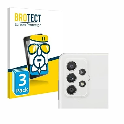 Abbildung von BROTECT Schutzglas für Samsung Galaxy A52s 5G (NUR Kameraschutz) (3 Stück) Schutzfolie Panzer Folie Glas [Extrem Kratzfest 9H, Anti Fingerprint,