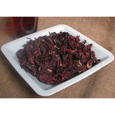 Abbildung von Krauterino24 Hibiskusblüten ganz Hibiskustee (250g)