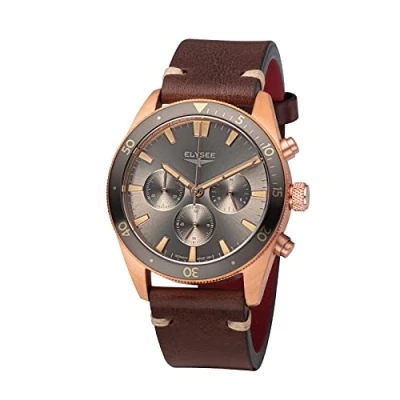 Abbildung von Elysee Chronograph bronzecoloured, Herren, Größe: One Size, Bronze coloured