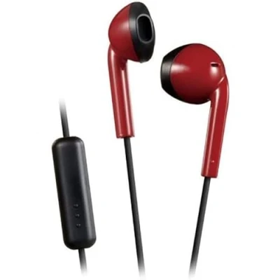 Abbildung von JVC HA F19M RB E Earbuds Kopfhörer mit Headsetfunktion (Farbe Rot x Schwarz)
