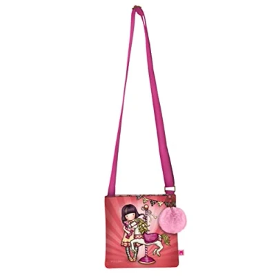 Abbildung von safta Unisex Kinder Kleine Umhängetasche Gorjuss Fairground Carousel 21 x 20 1,5 cm, bunt, Einheitsgröße