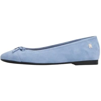 Abbildung von Tommy Hilfiger Klassischer Ballerina, Damen, Größe: 37, Brisk blue Schuhe