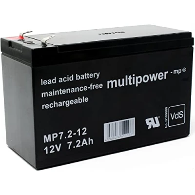 Abbildung von akku net Bleiakku (multipower) MP7,2 12 VDs, 12V, Lead Acid