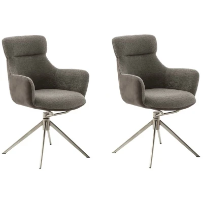 Abbildung von MCA furniture Esszimmerstuhl, Feingewebe, mit Schwingfunktion