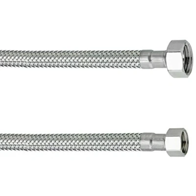 Abbildung von Cornat Flexibler Verbindungsschlauch 300 mm Länge 1/2 Zoll IG, IG Hochwertige Edelstahl Umflechtung / Anschlussschlauch für Wasserhahn Armaturenschlauch Flexschlauch T317322270