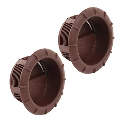 Abbildung von Truma Endstück Warmluftaustritt 65mm Warmluftrohre verschließbar (2X Braun)