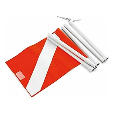 Abbildung von Best divers Flagge NEU Stange mit Leine Bund, 155 cm