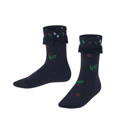 Abbildung von Falke Country Flower Everyday Casual Socken Midnight für Kinder, Größe: 23/26,
