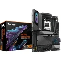 Abbildung von GIGABYTE X870E AORUS PRO Mainboard Unterstützt AMD Ryzen 9000 CPUs, 16+2+2 Phasen Digital VRM, bis zu 8000MHz DDR5 (OC), 4xPCIe 5.0 + 4xM.2, Wi Fi 7, 2.5GbE LAN, USB 3.2 Gen 2x2