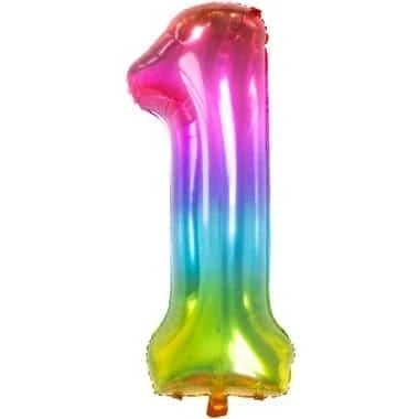 Abbildung von Heliumballon lecker gummiary Regenbogen Abbildung 1 81 cm