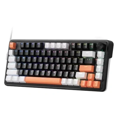 Abbildung von Redragon K714 Rapid Trigger HE Gaming Tastatur, 81 Tasten kabelgebundene mechanische Tastatur mit Hyper schneller Betätigung, einstellbare Betätigungspunkt, 8K Hz Polling Rate, dedinierte Steuerknopf