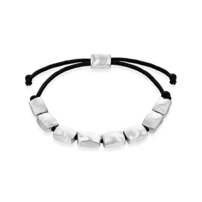 Abbildung von Calvin Klein Waves Armband silvercoloured/black, Herren, Größe: One Size, Silver coloured/black