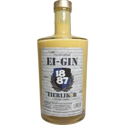 Abbildung von 1887 Streetwear Handcrafted Ei Gin, Eierlikör Liköre (1 x 0.5 l)