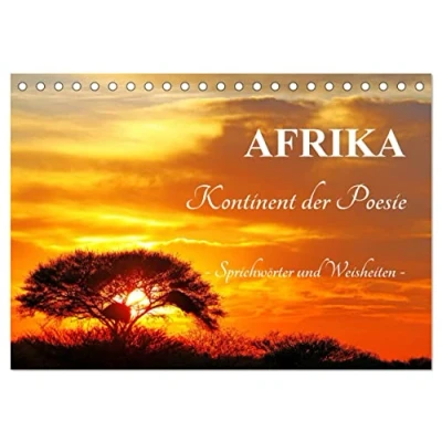 Abbildung von AFRIKA Kontinent der Poesie (Tischkalender 2025 DIN A5 quer), CALVENDO Monatskalender