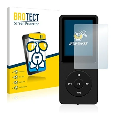 Abbildung von BROTECT Schutzglas für AGPtek 8GB MP3 Player Schutzfolie Panzer Folie Glas [Extrem Kratzfest 9H, Anti Fingerprint, Ultra Transparent]